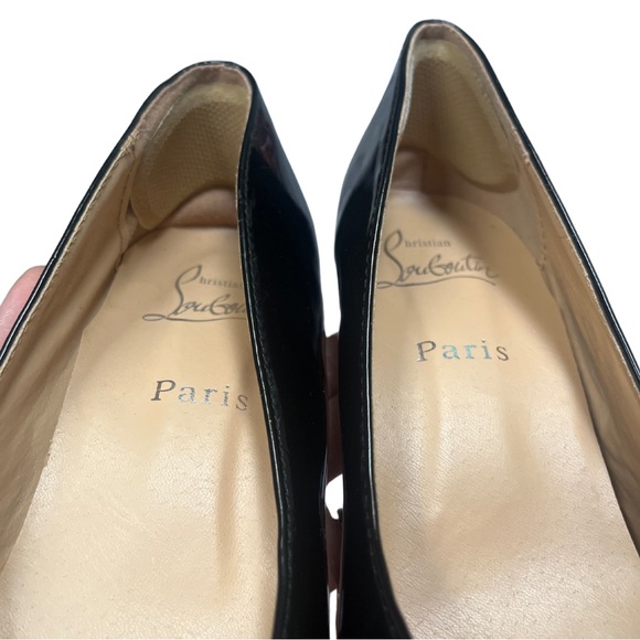 Christian Louboutin Black and Red Stiletto Heels sz 39 - Picture 11 of 13